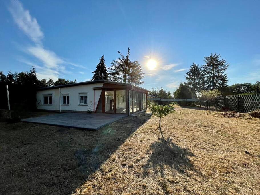 Bungalow Zwischen Wald Und Seen Pretzien Esterno foto